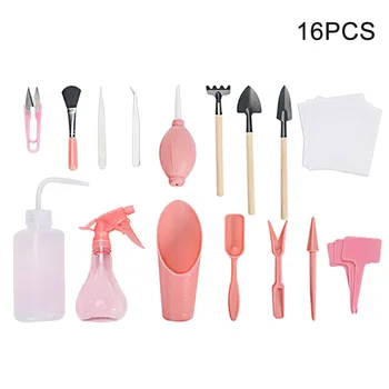 

12pcs 16pcs Transplanting Digging Garden Planter Kit Seedling Pruning Plastic Bonsai Sowing Home Succulent Planting DIY Tool