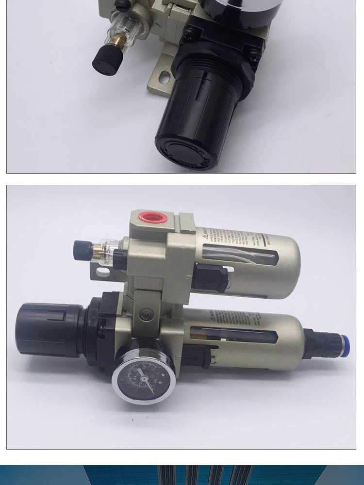 AC4010-04 G1/2 AC4010-06 G3/4 масла и воды сепаратор фильтры воздушный компрессор регулирующий клапан два воздушных фильтра