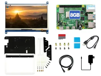 

Raspberry Pi 4 Model B 8G Display Kit, with 7inch Capacitive Touch LCD