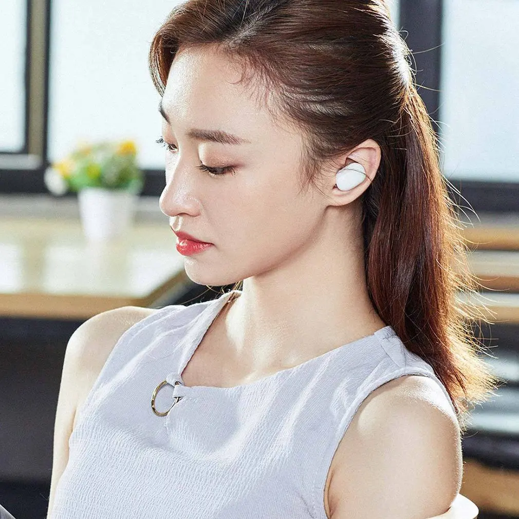 Xiaomi mi наушники AirDots TWS Bluetooth беспроводные наушники-вкладыши наушники гарнитура Молодежная версия с mi c и зарядной док-станцией