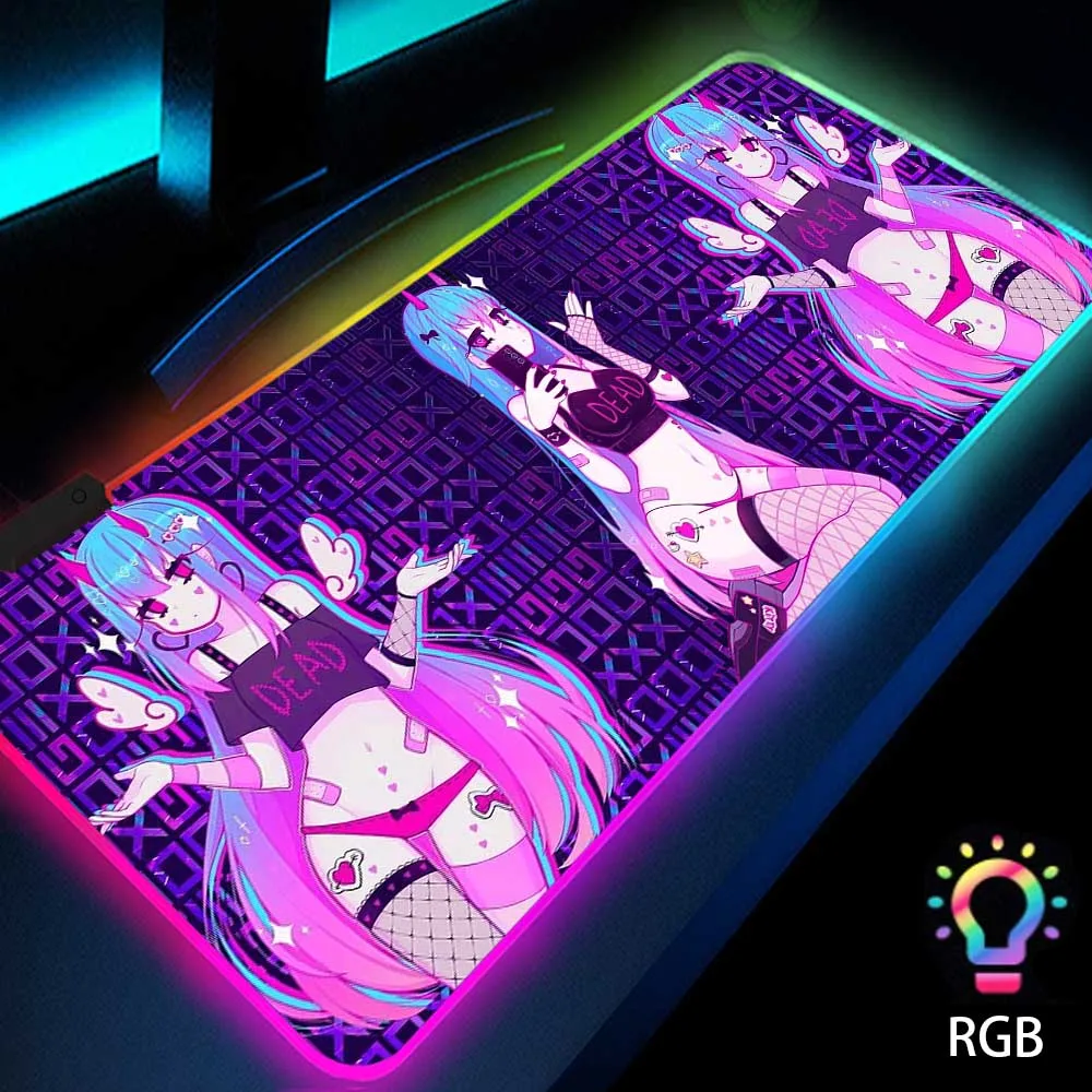 最も安い新しいスタイル Ledマウスパッドゲーミングマウスパッドゲーマーピンクかわいいかわいいゲームスタッフpcアクセサリmoneko Geoxorマットバックライト90 Rgb 40発光マットgloway Web限定特価品 Sekkomon Jp