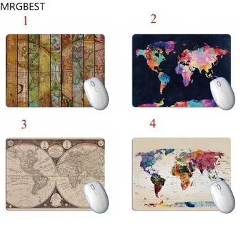 

MRGBEST Gaming Mouse Pad 22X18CM 25X20CM 25X29CM Mat Computer pad Rubber World Map Mause Pads Game Keyboard Desk