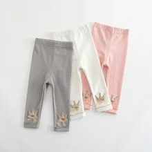 Idea/Брендовая детская одежда; коллекция года; сезон осень; стиль; леггинсы для девочек; однотонные милые осенние 8226