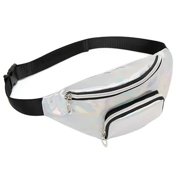 

Women Waist Bag Fashion Sequin Fanny Pack Running Belt Money Pouch Holiday Bag Travel Phone Chest Teenager Girl Fanny Packs #L5