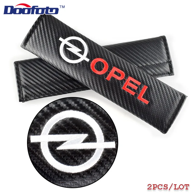 Doofoto 2x чехол для ремня безопасности автомобиля для Opel Astra j Insignia Astra g Corsa d Zafira b Mokka Vivaro Meriva аксессуары для укладки