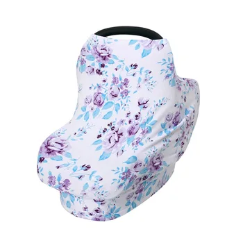 

Multifunction Stretchy Baby Car Seat Cover Nursing Cover Breastfeeding Cover Shopping Cart Grocery Trolley Covers Carseat Canopy