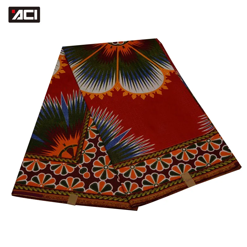 

ACI Tissu Patchwork Fabric Sale New Pattern African Wax Print Fabric 6 Yards Veritable Wax Block Prints Fabric For Wedding Dress