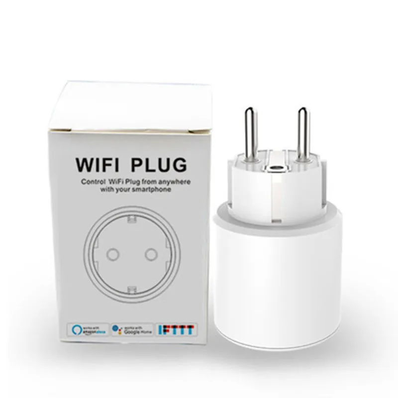 Smart Plug EU WiFi Socket 13A Remote Control WiFi Switch Socket Outlet Works With Amazon Alexa Google Home Mini Voice Control