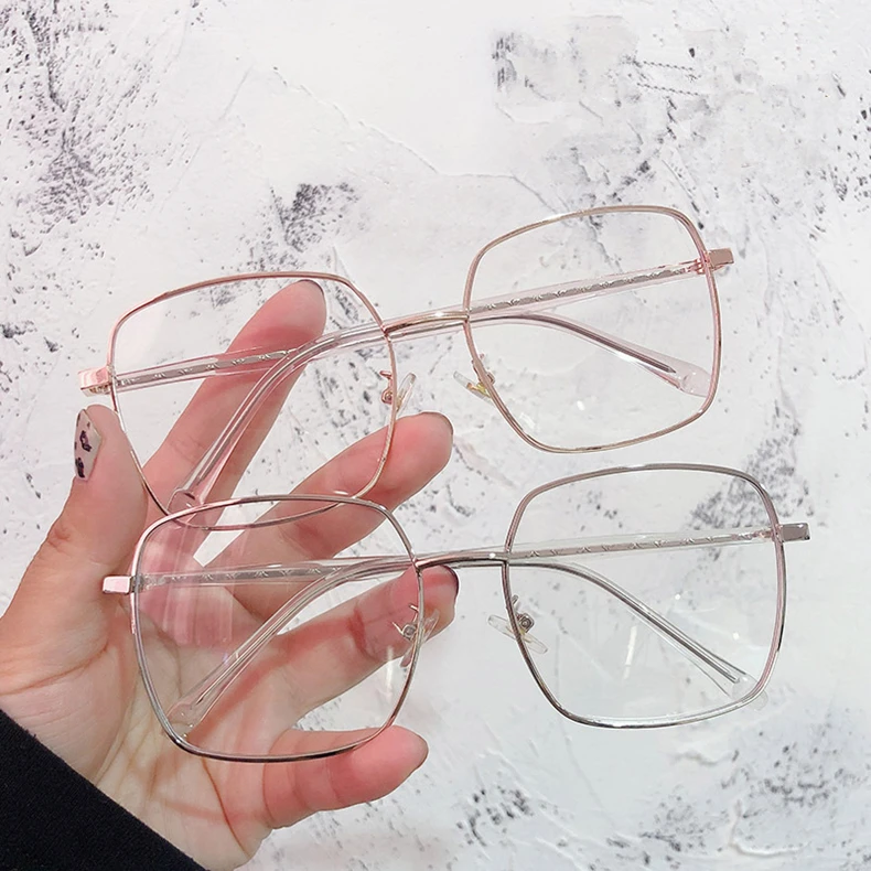 Anti Blue Light Glasses Frame Blocking Computer Glasses Women Men Retro Eyewear Frame Optical Myopia Spectacle Frame Eyeglasses (1)