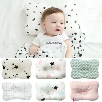 

Baby Pillow Kids Shaping Pillow Flat Head Sleeping Support Head Anti Roll Cushion Prevent Soft Infant Newborn Baby