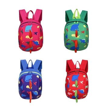 

Cute Dinosaur Baby Safety Harness Backpack Toddler Anti-lost Bag Children extremely durable sturdy and comfortable Schoolbag