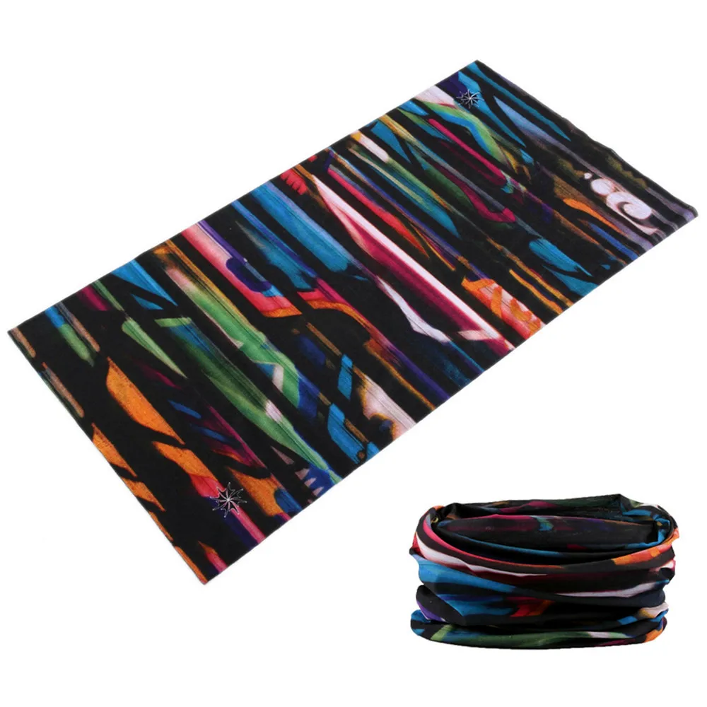 Buffe New Design Rainbow Color Headband Men Women Magic Cycling Bandana Neck Warmer Head Scarf Outdoor Sport Face Shield Mask