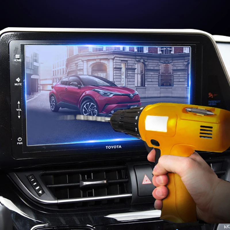 Модификация для Toyota для C-HR закаленная навигационная пленка контроль экрана стеклянная пленка защитная пленка модификация