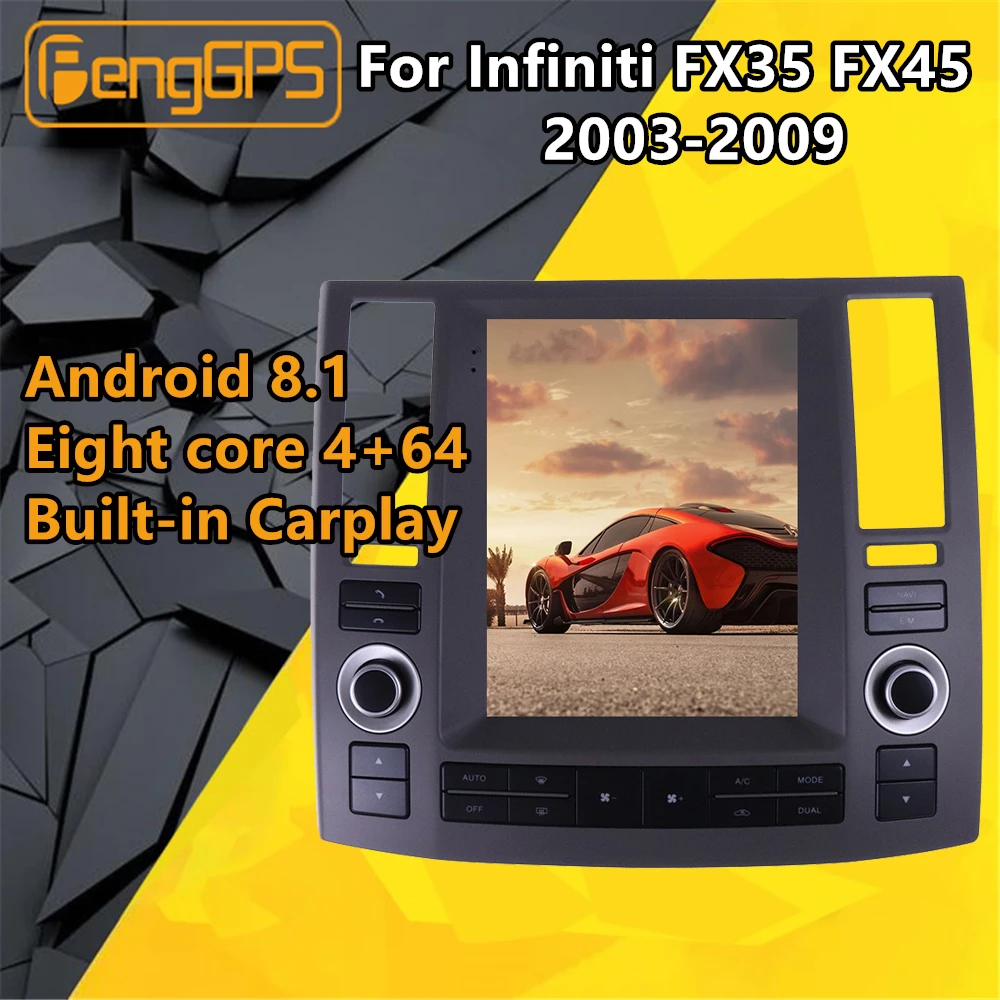 Автомобильный мультимедийный плеер для Infiniti FX FX35/FX45 2003 2009 радио стерео экран Tesla