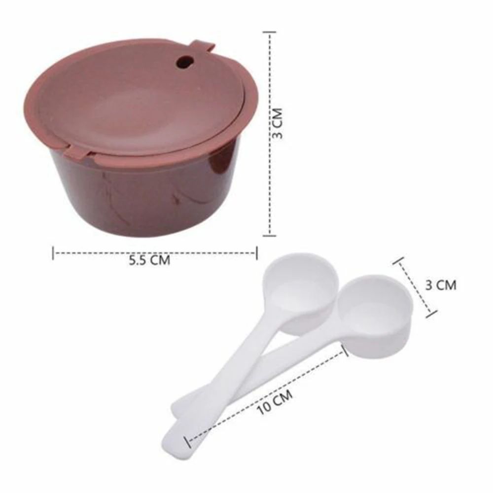 

Reusable Refillable Coffee Capsules Cup Filter For Nescafe Dolce Gusto Parts New