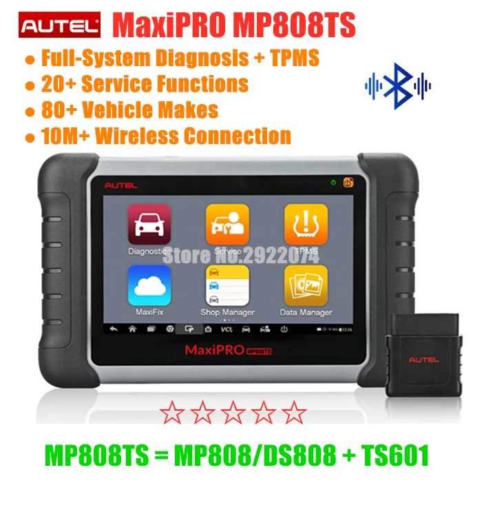 Autel MaxiPRO MP808TS Беспроводная система диагностики кодов данных в реальном времени