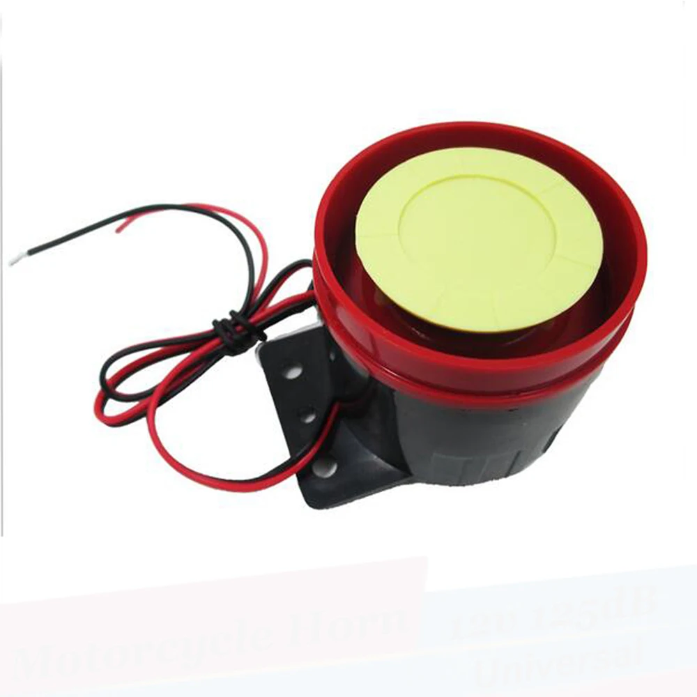 12V 125dB мини клаксон мотоцикла сигнализация Динамик для Скутер мопед ATV картинг Vespa