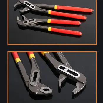 

10Inch/12Inch Water Pump Pliers Quick-release Plumbing Pliers Havy Duty Straight Jaw Groove Joint Plier Manual Tools