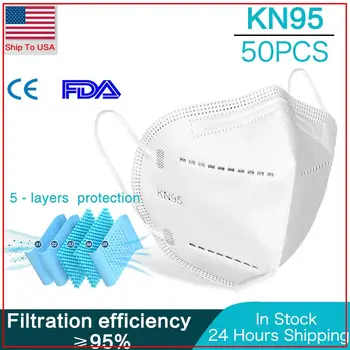 

100pcs kids men women children n95maskes pm25 adult kn95maskes маска для лица защитная хлопок