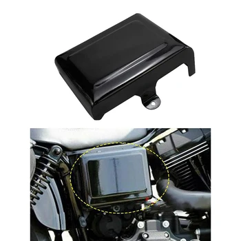 

Motorcycle LEFT Side Battery Cover Guard Frame Fits for Dyna Fat Bob Super Glide Wide Glide Switchback 06-17 (Gloss Black)