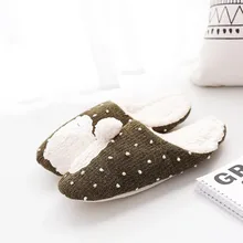 Новинка; мужские тапочки; Сезон Зима; модные Нескользящие плюшевые теплые домашние тапочки из хлопка; chausson homme hiver; обувь для дома;# BY30