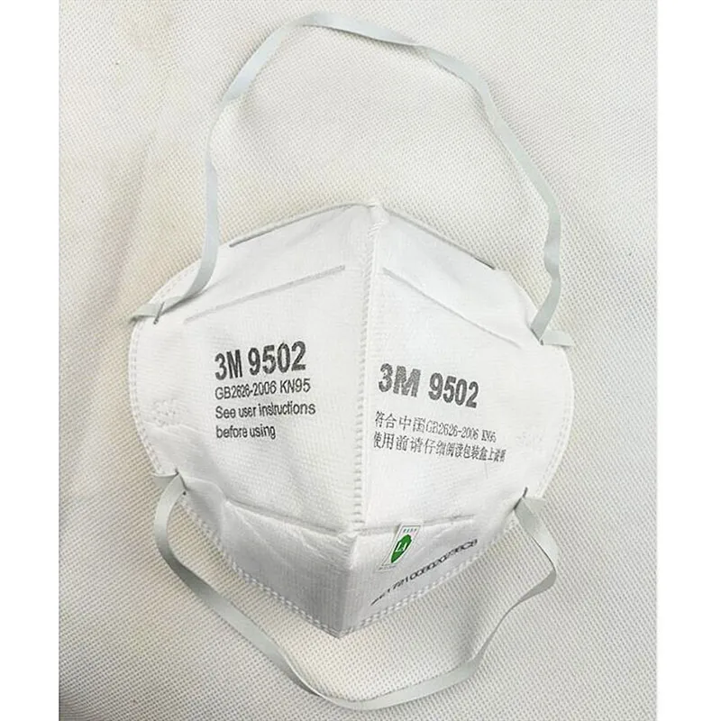 30 шт./лот 3 м 9501 9502 Пылезащитная маска KN95 порошковый респиратор Анти-туман PM2.5 против гриппа для безопасного дыхания во время эвакуации при пожаре маски