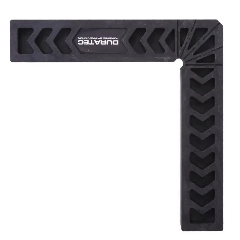 8inch black DURATEC 90 градусов правый угол зажим l-квадратный держатель линейка; Деревообработка Клип - Цвет: 8inch black