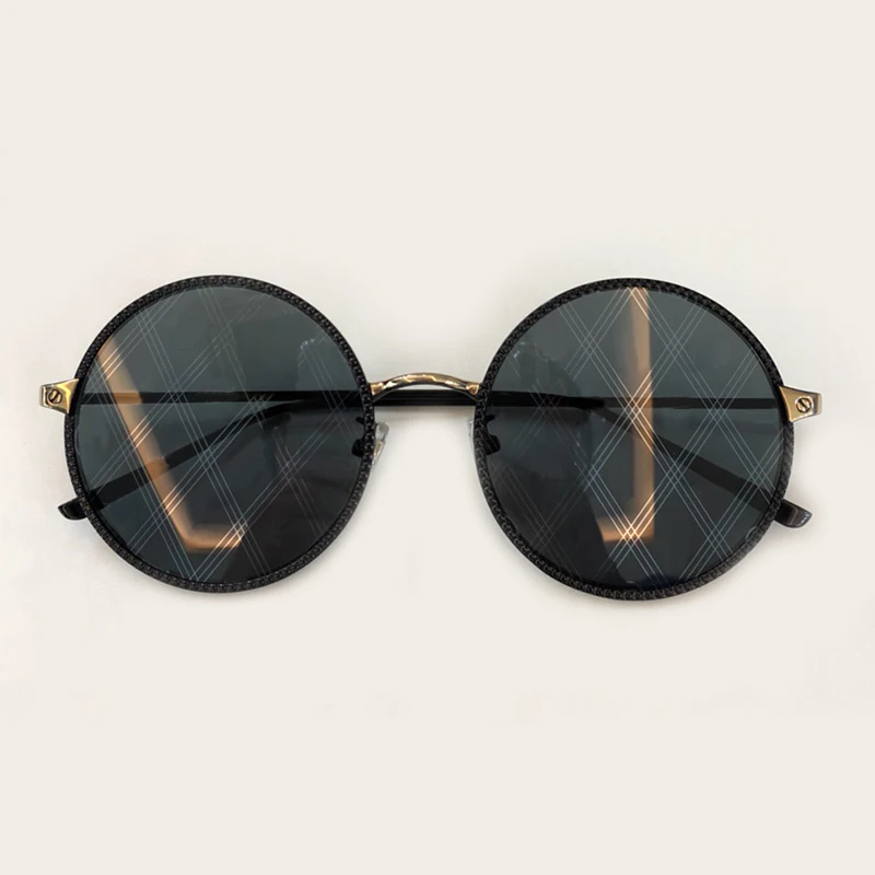 No4 Sunglasses Классические маленькие круглые солнцезащитные очки в небольшой оправе для женщин/мужчин, брендовые дизайнерские зеркальные HD очки из сплава, Винтажные Солнцезащитные очки Modis Oculos - Цвет линз: No4 Sunglasses
