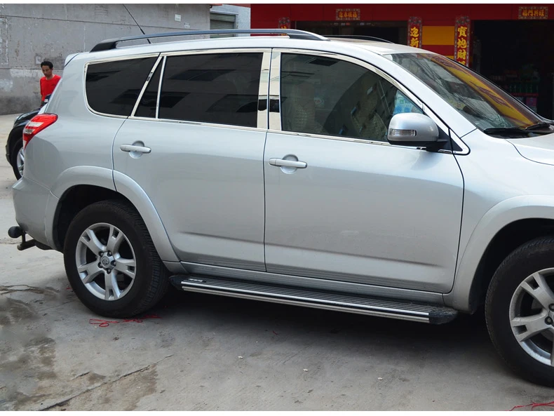 Нержавеющая сталь окна автомобиля планки для toyota rav4 2006 2007 2008 2009 2010 2011 2012 xa30 |