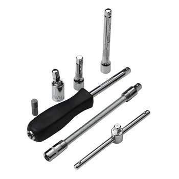

Set Socket Wrench Kit Car Auto Ratchet Extension bars Hex key Bit adaptor