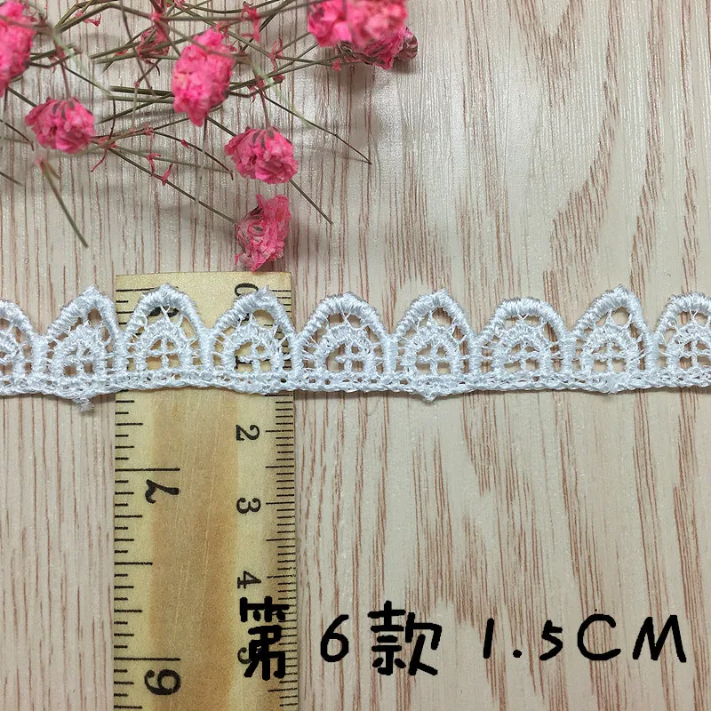 자수 할로우 플라워 레이스 원단, DIY 바느질 공예, 크로셰 트림, 의류 목걸이, 속옷, 의류 액세서리, 5 야드/로트