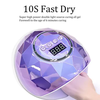 

LED Nail Lamp With 10s/30s/60s/99s Leds UV Lamp For Manicure Gel Nail Art Machine Lamp Light Nail Gel Polish Dryer