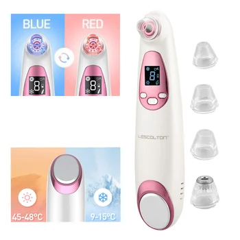 

Hot Cold Photon Blackhead Remover Vacuum Suction Electric Deep Facial Nose Cleaner Pore Acne Pimple Extractor Vibration Massager