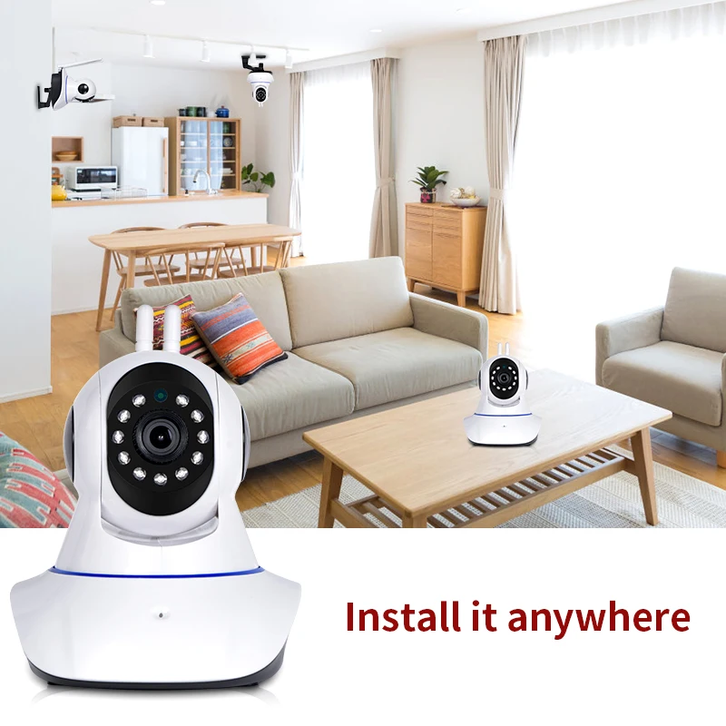  A-ZONE HD 1080P IP Camera Wireless Home Security 2.0MP Night Vision CCTV Network 360 Mini Wifi Surv - 4.0001E+12