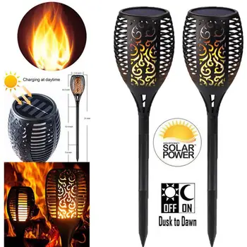

Eco-Friendly Lawn Lamp Solar Home Flickering Path Light Lawn Light Landscape Lights 51LED Garden