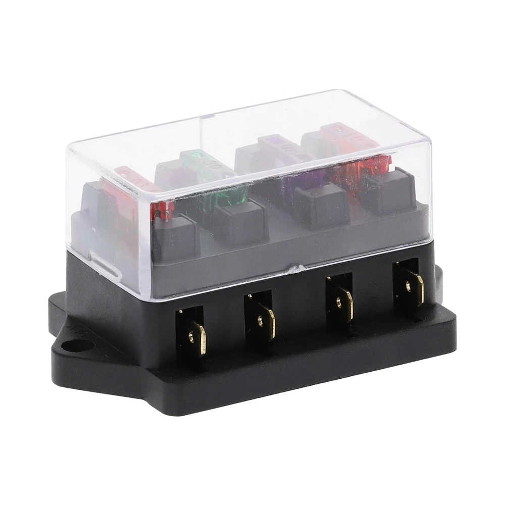 4/6/8/10/12 Way Car Fuse Holder Car Fuse Box Truck Auto Blade with 4/6/8/10/12 Fuses for 12V 32V ATO Standard Circuit fuse box holder fuse holder fuse box