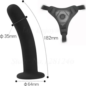 Adjustable Harness Strap On Dildo Realistic Strapon Pants not Vibrator Anal Vagina Sex Toys for Lesbian Couples Woman Sex Shop 2