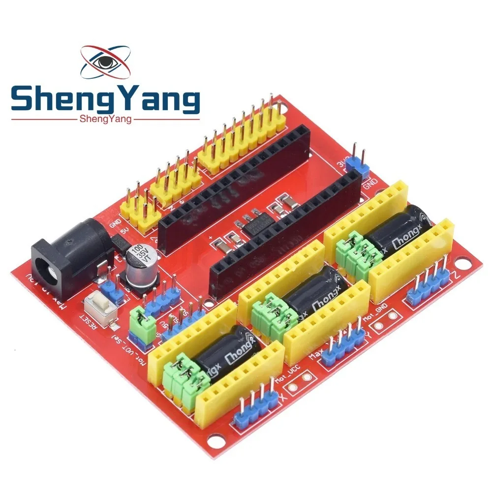 ShengYang CNC Щит V4 гравировальный станок/3d принтер/A4988 Драйвер Плата расширения для arduino Diy Kit