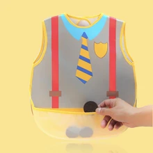 Рождественские регулируемые детские нагрудники из материала EVA, водонепроницаемые нагрудники для кормления, Детские Мультяшные нагрудники для кормления, фартук для малышей, бандана