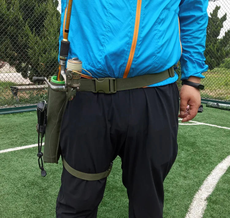 Многофункциональная сумка для приманки для ловли на ногу, кошелек для ловли нахлыстом, спиннинговая удочка, коробка для наживки, портативный комплект