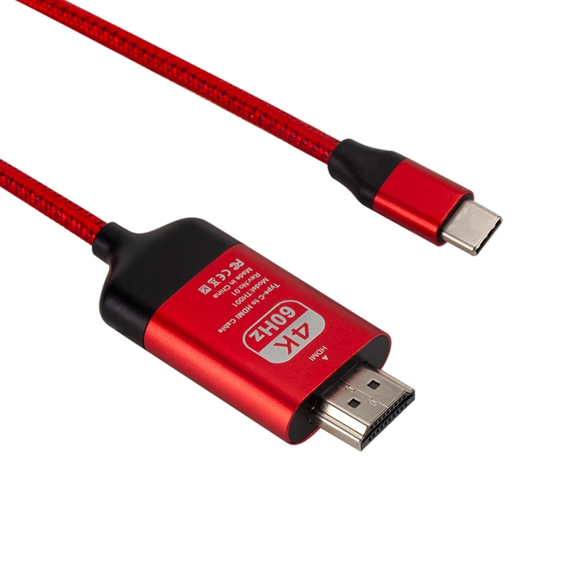

USB C to HDMI 4K Cable adapter Type C HDMI Thunderbolt 3 for huawei mate 20 macBook pro 2018 pro galaxy S9 HDMI USB-C