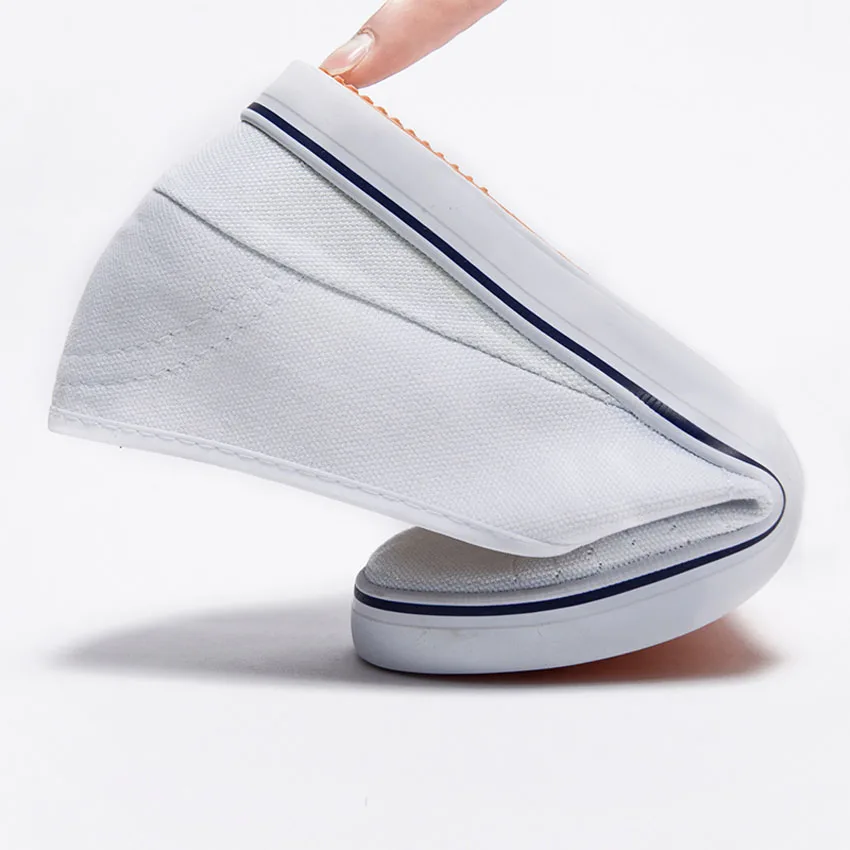 Однотонная белая парусиновая обувь для женщин Обувь салонов красоты Спа