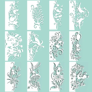 

Mouse Santa Penguins Bird Craft Metal Cutting Frame Templates Scrapbooking Embossing Paper Cards Photo Album Craft Stencils Dies