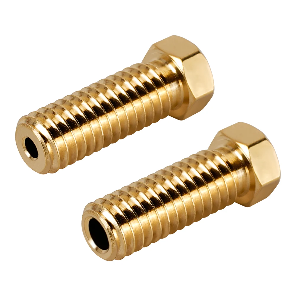 8pcs 3D Printer Volcano Nozzles Stainless Steel Brass Hotend Nozzle 0.2mm-1.2mm 1.75mm for V400 genius Vyper Kobra 3d printer nozzle 3d printer hotend 3d printer parts