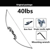 Arc à arc professionnel Recurve 30-50 lb, flèche puissante pour la chasse, tir de plein air, sports de plein air ► Photo 3/6