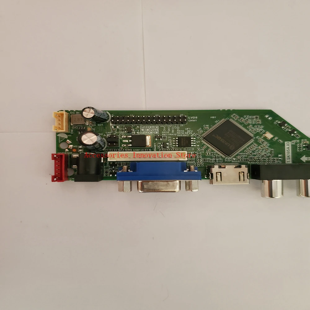 Controlador Driver Placa Monitor Kit B156xw02 v0 v1 v3 v4 v6 v7 tv Mais Hdmi Vga Usb 1366x768 40 Pinos Lcd Painel de Tela Led Novo Painéis e LCDs p/ tablet - Imagem 5