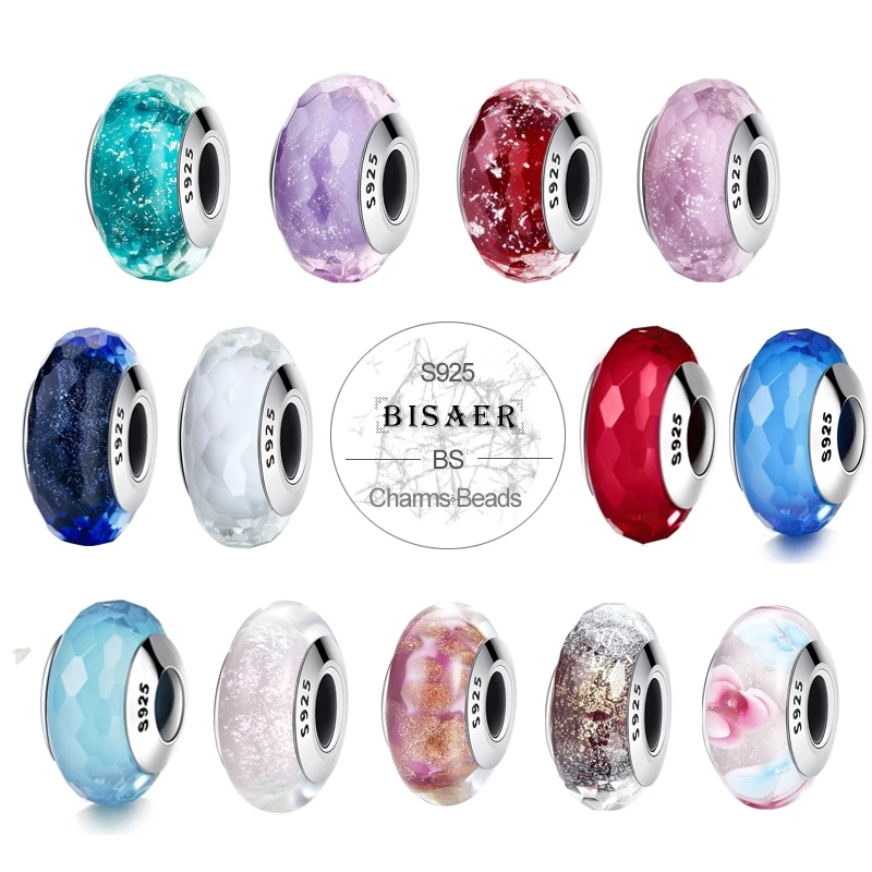 Бусины шармы из серебра 925 пробы для изготовления ювелирных изделий|silver bracelet