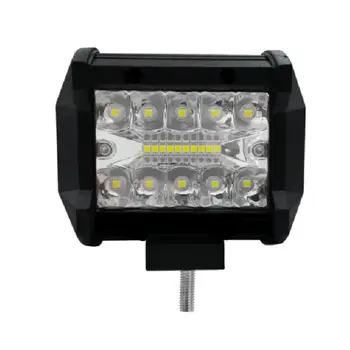 

60W Car Work Light 3-Rows Highlight LED Dome Lights Motorcycle Refit Spotlight