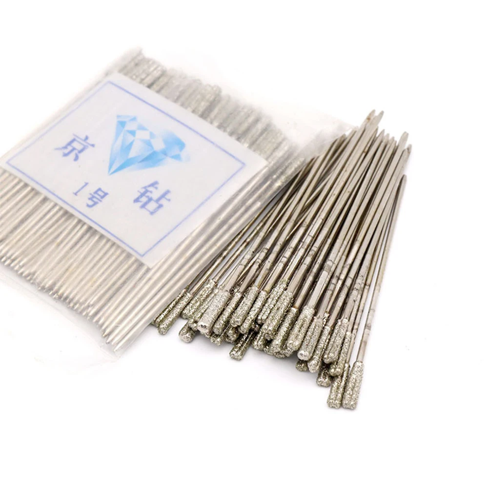 5/10/20pcs 1mm-2.2mm Diamond Coated Tipped Drill Bits for Tile Glass Jewellery Hole Saw drill bit set drill bits drill bit