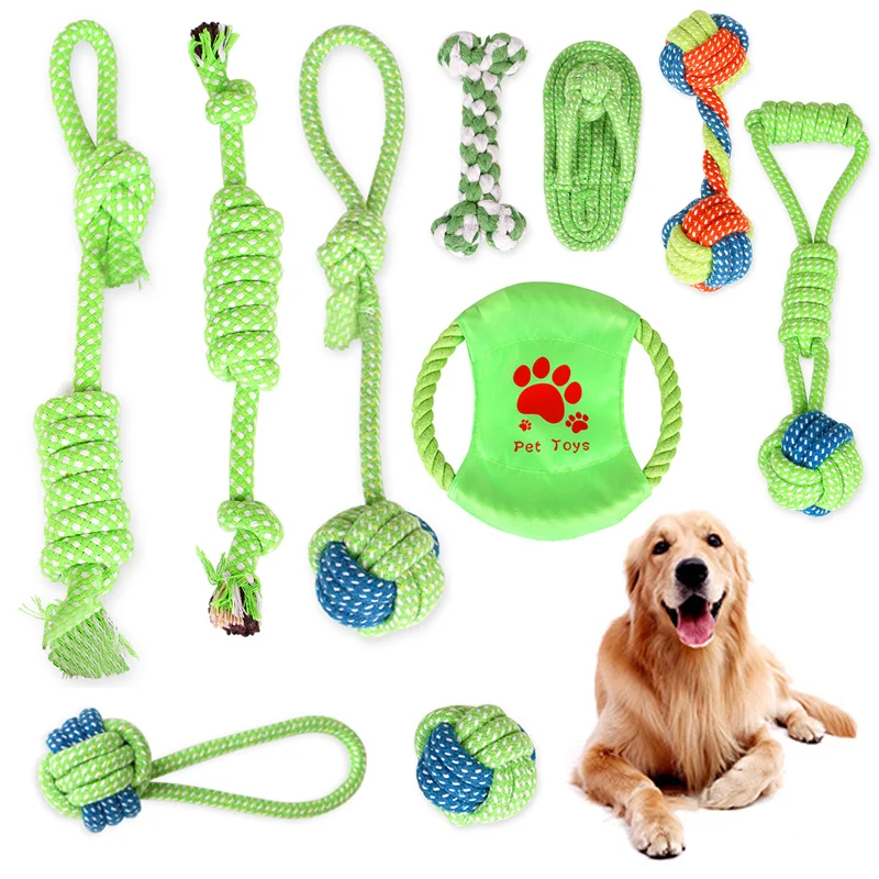 Лидер продаж мяч открытый тренировочные собака игрушки 1 шт. товар для животных высокое качество воспроизведения зеленая веревка зубочистка популярные собака игрушки-жвачки